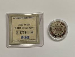 Gedenkmünze 10 Euro Europa 1998