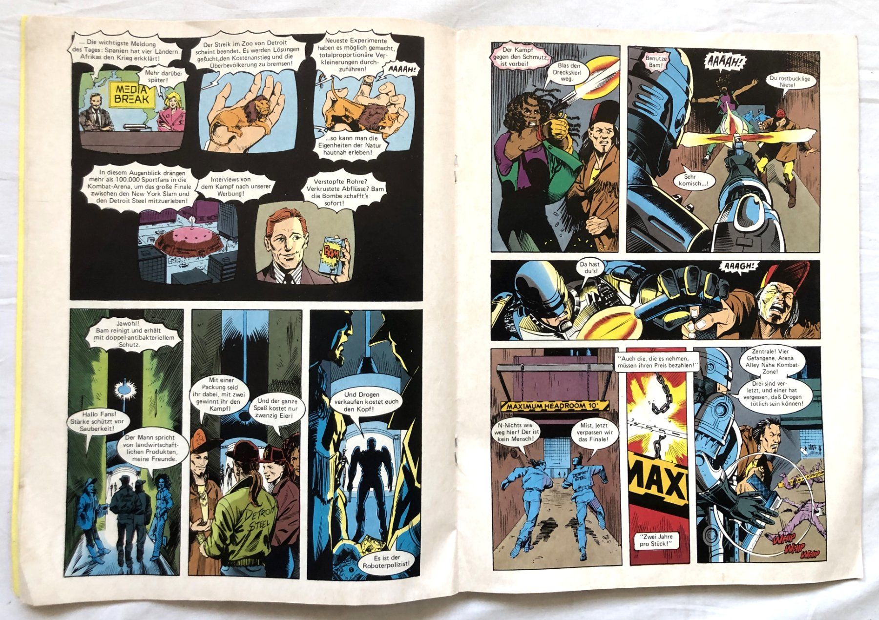 Fumetti: Robocop Comic-Hefte Nr.1 + Nr.7 - Bastei Verlag – Usato da Schaffhausen venduto da durruti 2