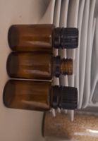 3x Braunglasflaschen mit Tropfverschluss - ideal für Öle