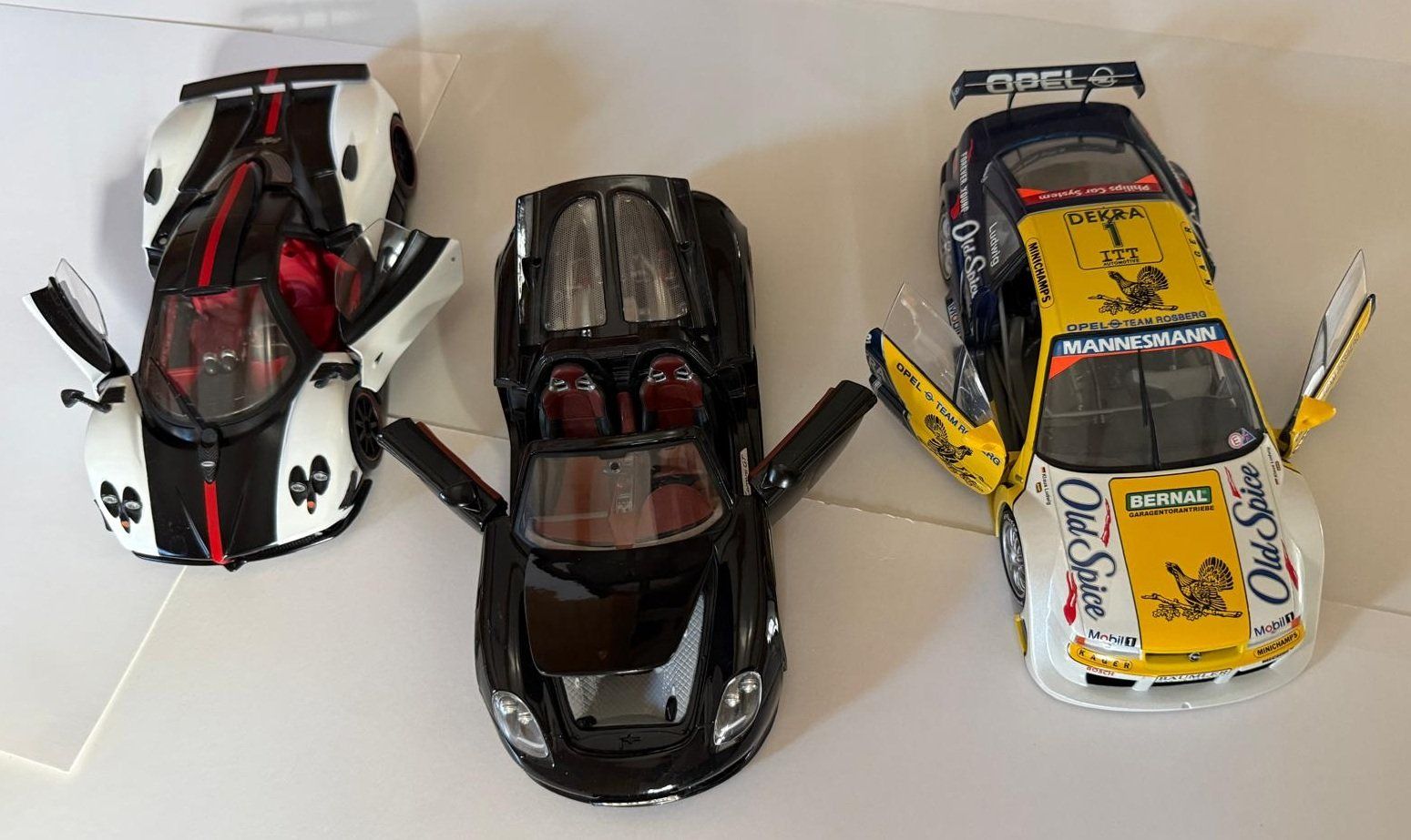 Modellini d'auto: 3 Modellautos: Pagani, Porsche  Opel Calibra – Usato da Schwyz venduto da Aasterix 2