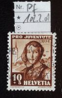 BE19) J102.2.01, Abart brauner Fleck am rechten Rand Kt. 75