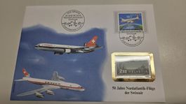 1997 Combo 50 Jahre Nordatlantik Flüge der Swissair