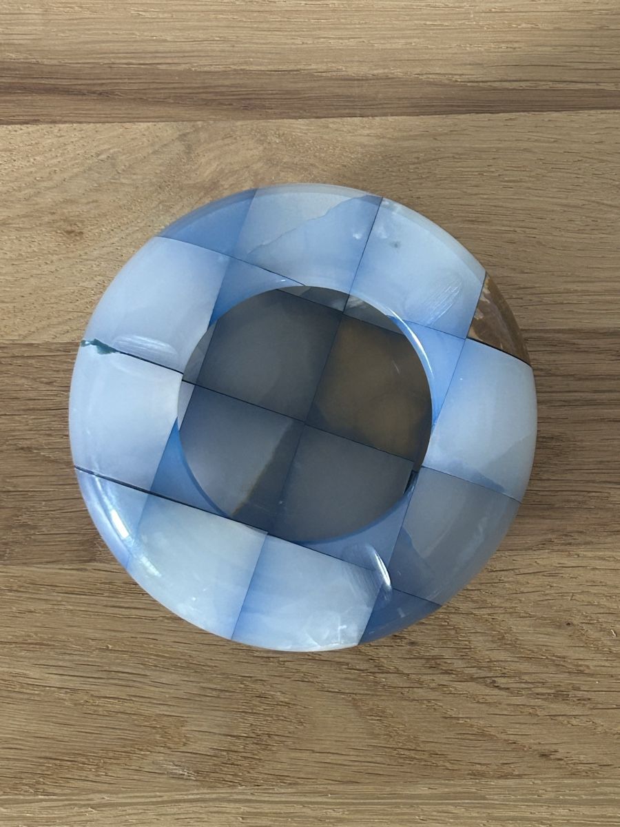Cendriers: Edler Achat/Onyx Mosaik Aschenbecher oder Schale D 10cm – D'occasion à Wettingen par Mmccl 6