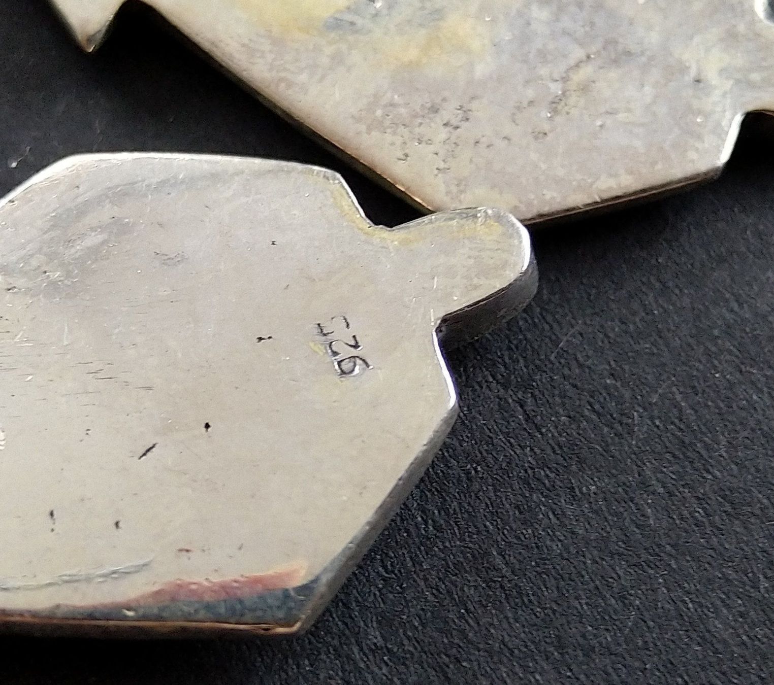 Orecchini pendenti & Orecchini a lobo: XL MARKASITEN OHHRINGE IN 925 SILBER – Usato da Romanshorn venduto da BoutiqueA 4