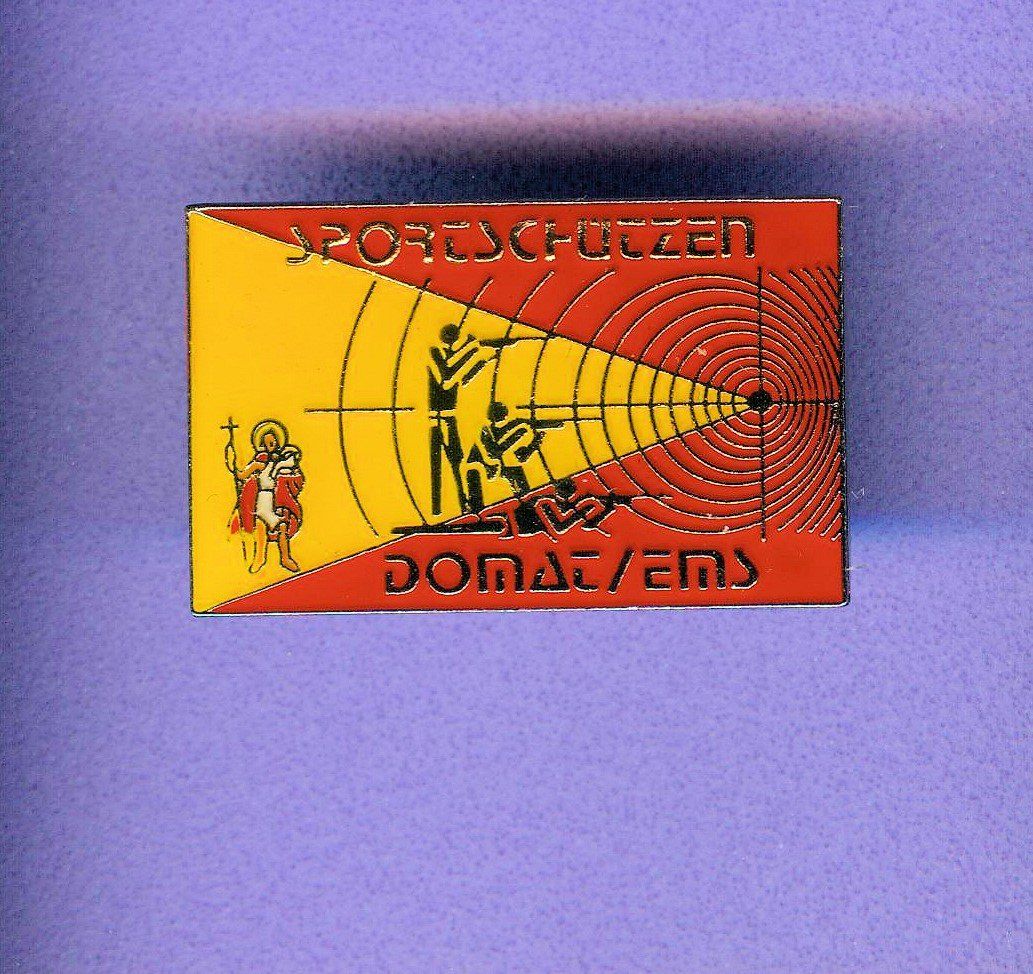 Placchette & Badge: SPORTSCHÜTZEN  DOMAT/EMS – Usato da Winterthur venduto da Sammleroase