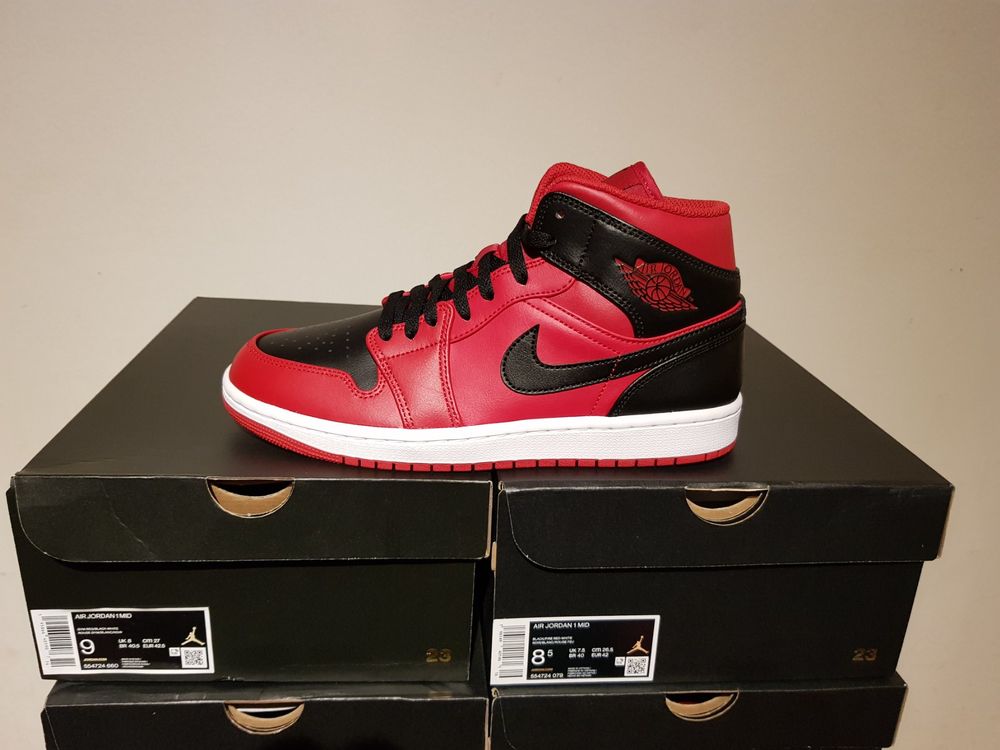 Original Nike Air Jordan Mid RED NEU (Neu und