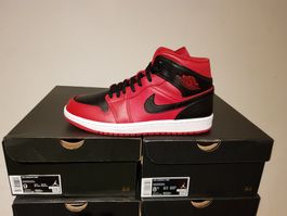 100% Original Nike Air Jordan 1 Mid RED Gr.42,5 NEU