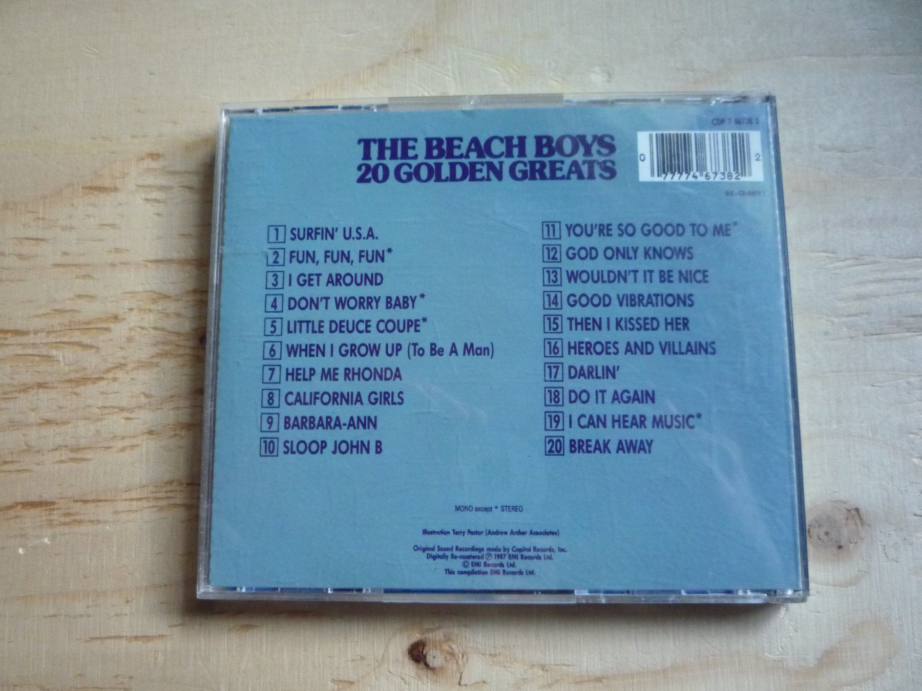 CD: The Beach Boy/20 Golden Greats – Usato da Rieden SG venduto da Gant24 2