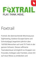 Gutscheincode für Foxtrails im Wert von CHF 40.00