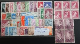 Belgien ex. Kat. 874-1134 gest. 1950/58