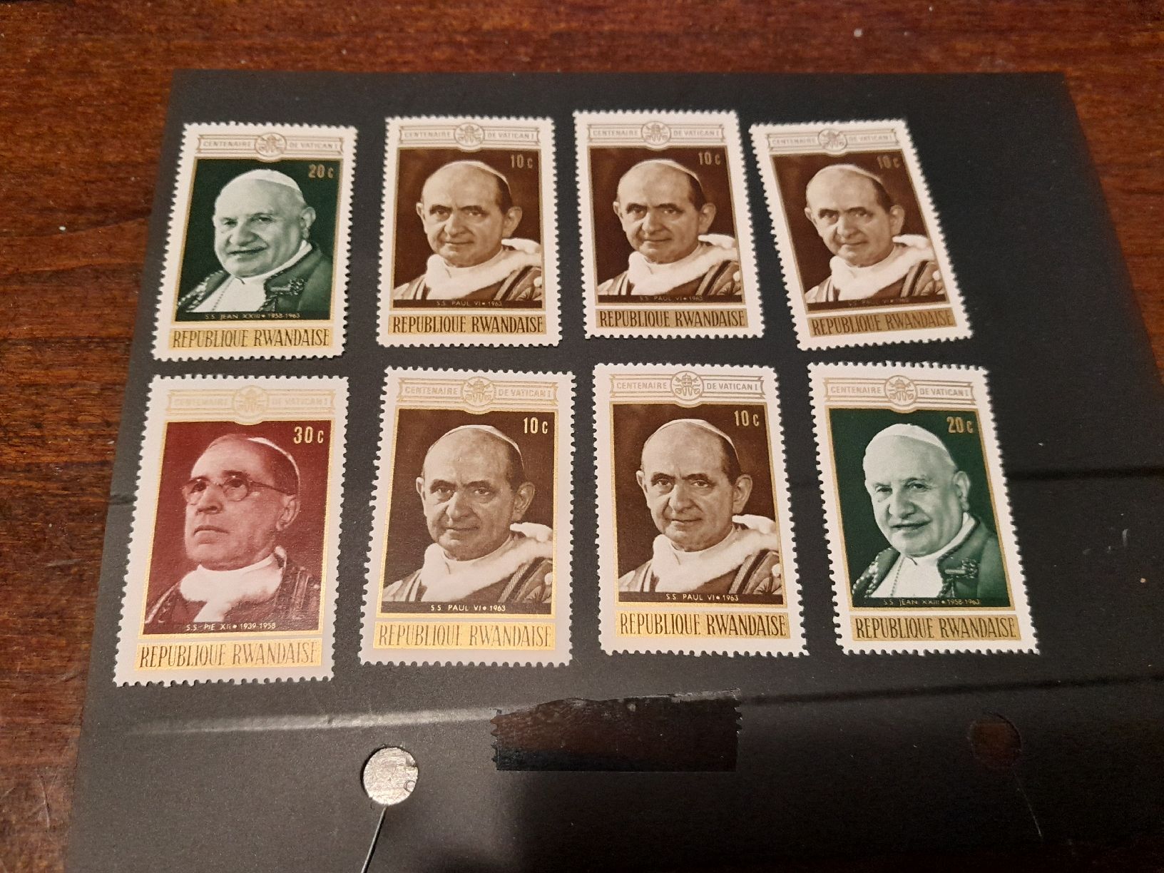 Tutti i francobolli: Rwanda 8 timbres pape – Nuovo (secondo la descrizione) da Marly venduto da globetrotter1723