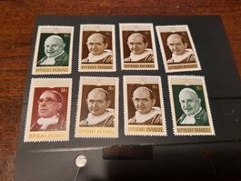 Rwanda 8 timbres pape