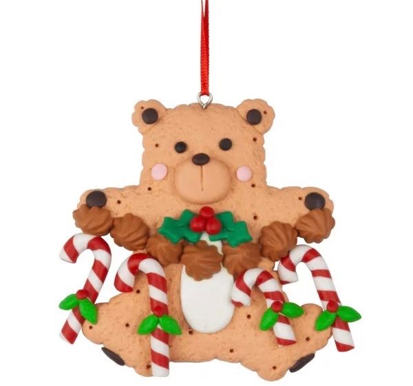 Alle Dekorationen: Baumschmuck Weihnachts Bären 11cm – Neu und originalverpackt aus Basel von Seifehuesli 3