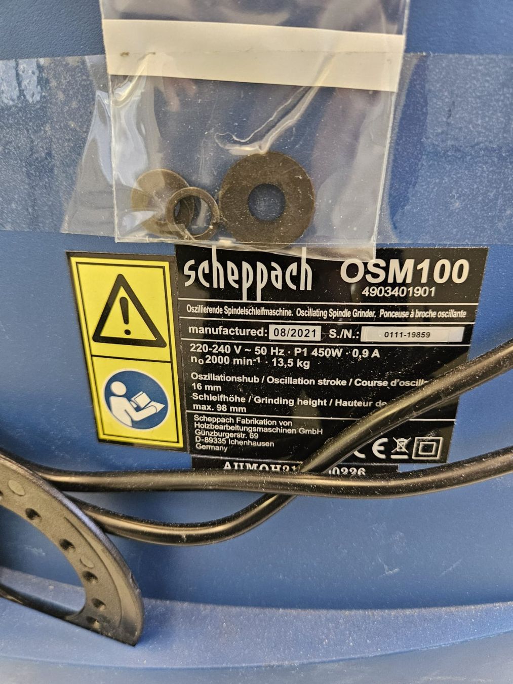 Smerigliatrici & Lucidatrici: Schleifmaschine mit Tisch – Nuovo (secondo la descrizione) da Winterthur venduto da Moineau_Mechanics 3