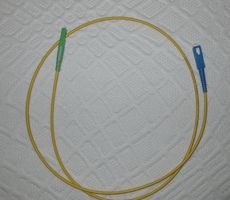 Fiber Optic Patch Cable: LC/APC - SC/UPC Simplex, 1 m
