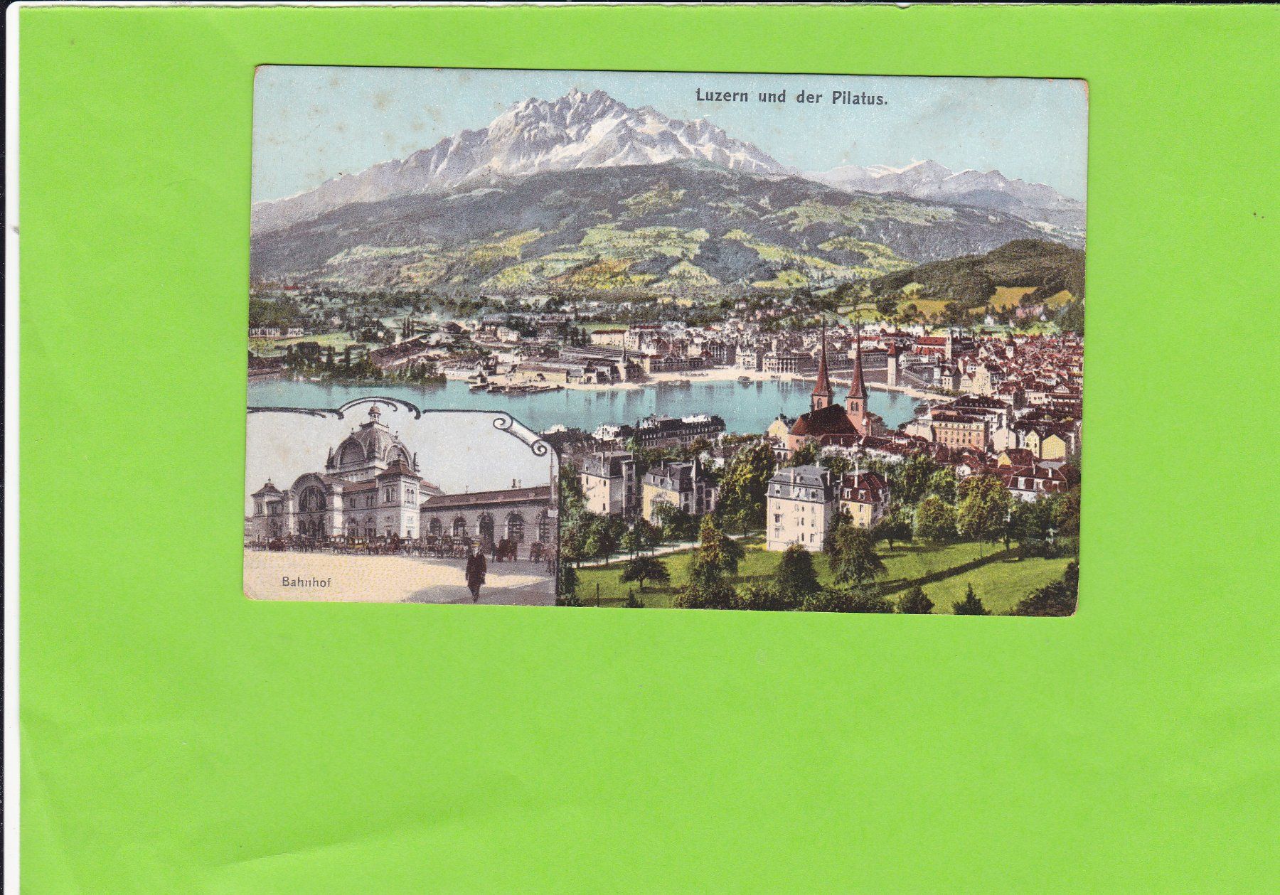 Cartoline postali: Luzern und der Pilatus – Usato da St. Peterzell venduto da neckertal
