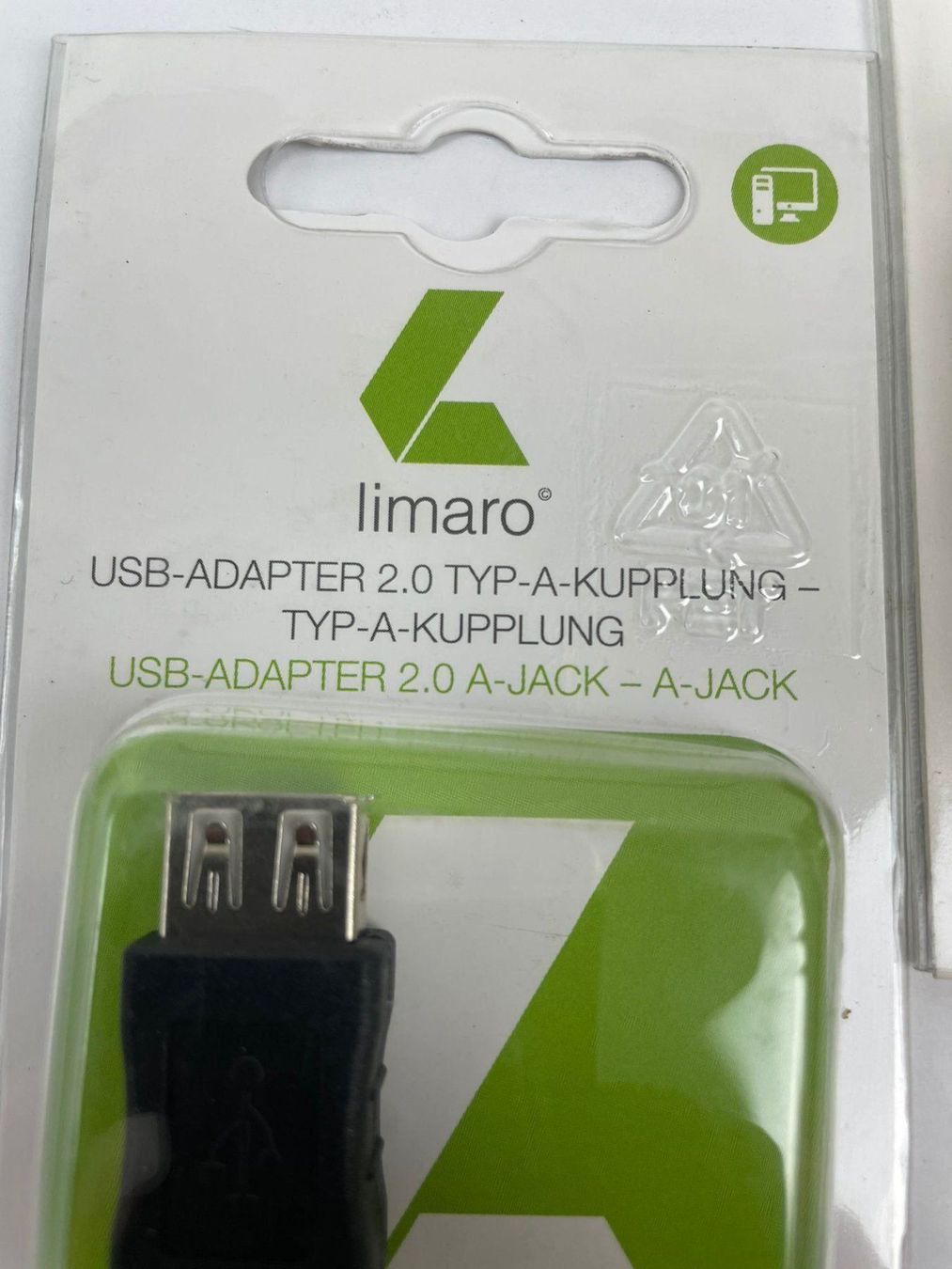 Unità & Adattatore: USB-Adapter 2.0 Typ-A-Kupplung v. Limaro – Nuovo e nell'imballaggio originale da Wängi venduto da Thurgauer98 1