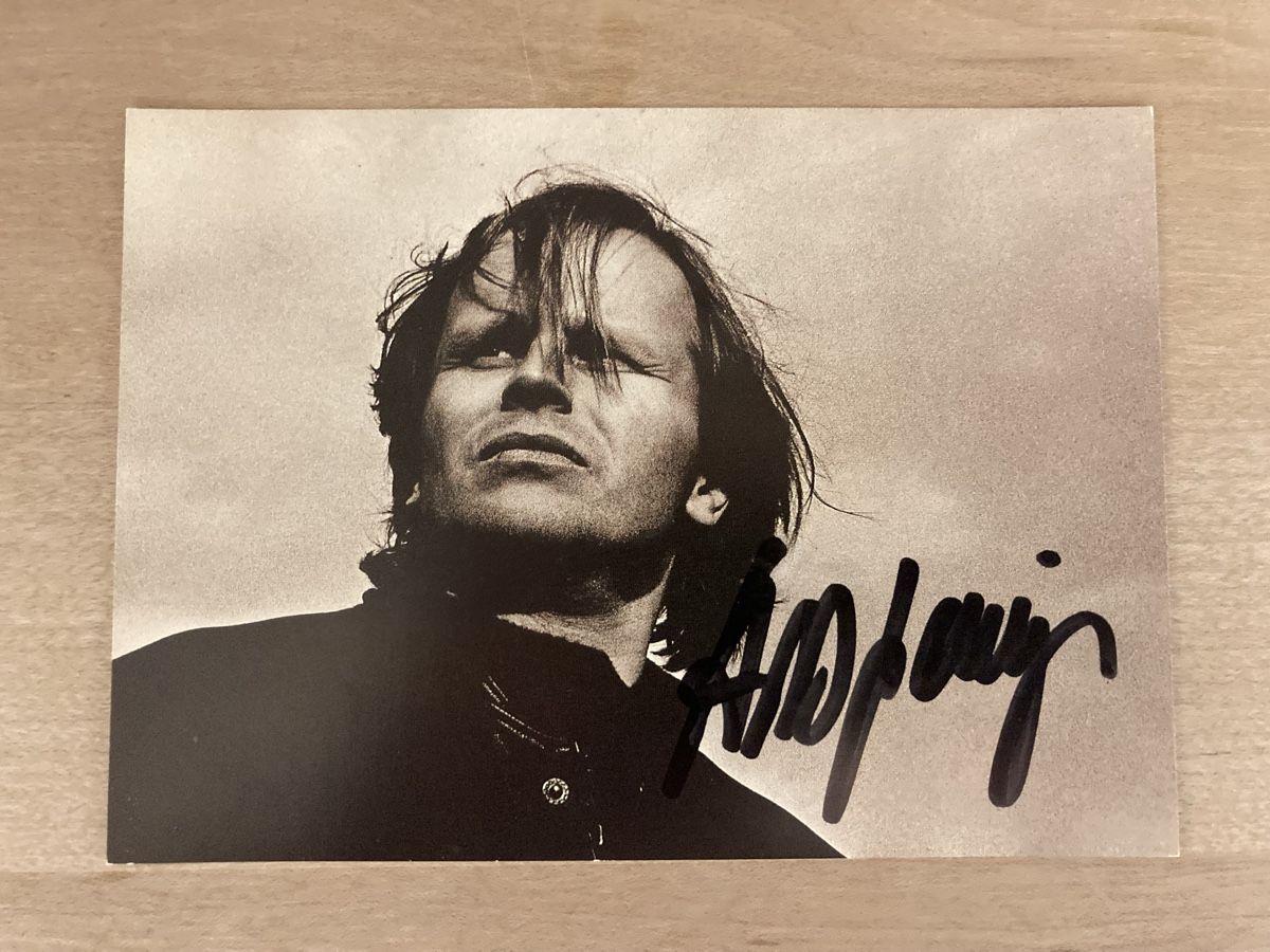 Autografi: Autogrammkarte Herbert Grönemeyer – Usato da Zürich venduto da Interpol