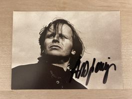 Autogrammkarte Herbert Grönemeyer