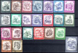 SCHÖNES ÖSTERREICH 23 MARKEN GESTEMPELT - Y281