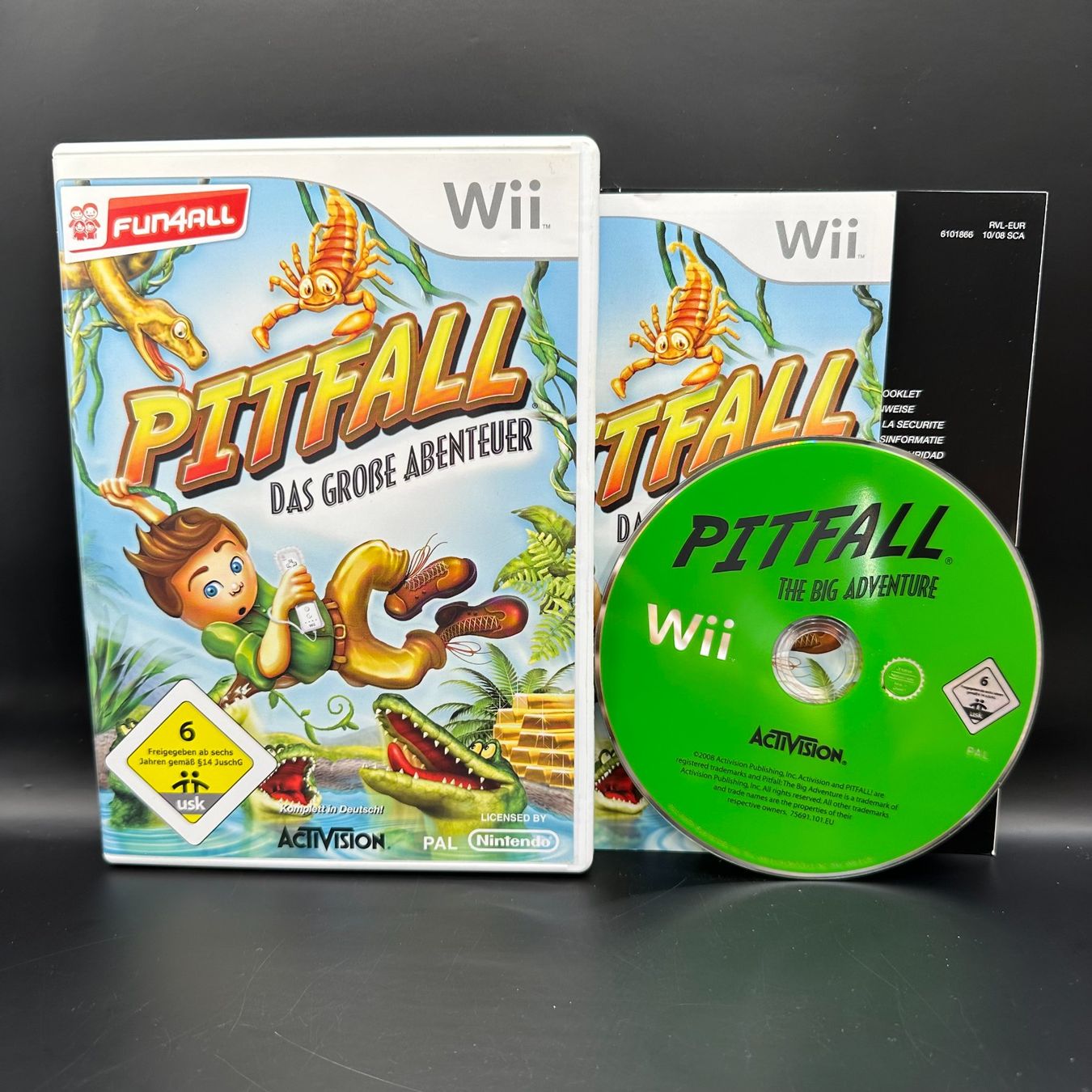 Nintendo Spiele: Pitfall Das grosse Abenteuer Wii – Gebraucht aus Düdingen von Nerdworld