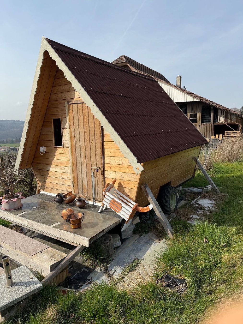 Spielhäuser: Hexenhäuschen für Kinder oder ggf Sauna – Gebraucht aus Aesch LU von fff_7ppn