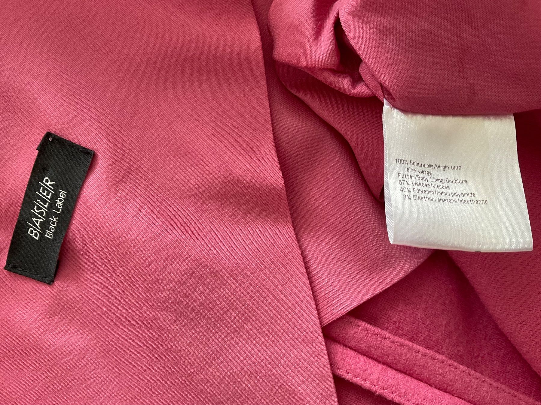 Basler Giacche: BASLER Black Label Wolle Blazer Gr 42 rosa NEU – Nuovo (secondo la descrizione) da Urdorf venduto da alda02 8