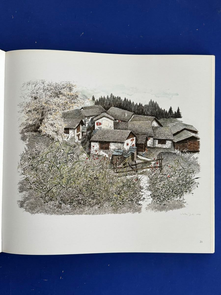 Bücher: Walter Dick: Engadin. Zeichnungen. – Gebraucht aus Adliswil von buch_und_kunst 3