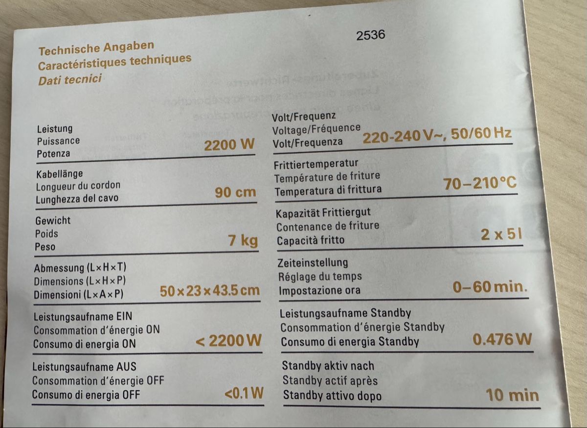 Küchengeräte: Heissluftfritteuse Prima Vista – Gebraucht aus Bülach von quetequemas7 5