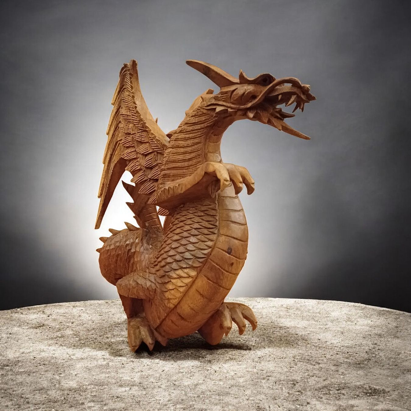 Statuette: Dragon Drache 30 cm – Difettoso da Domat-ems venduto da Gr8wood 3