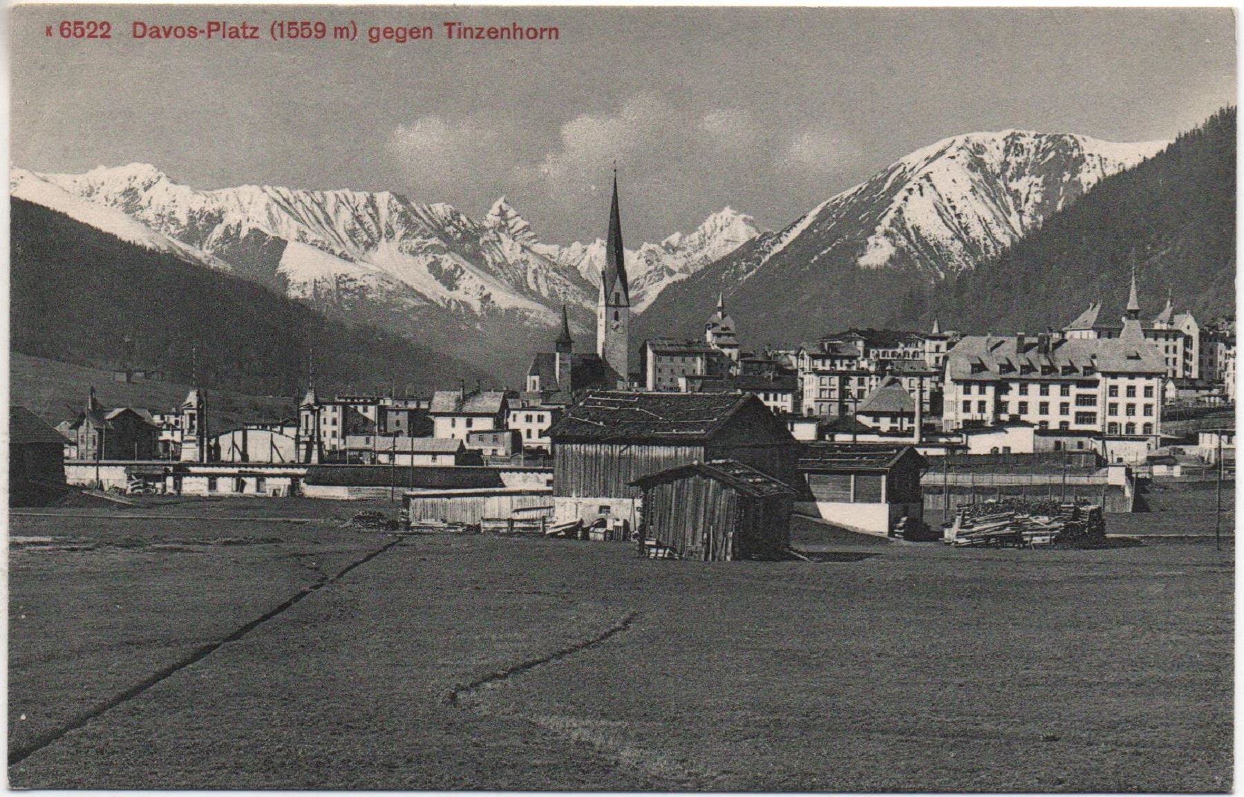 Cartes postales: DAVOS-PLATZ gegen Tinzenhorn – Neuf (Voir description) à Jona par philajona