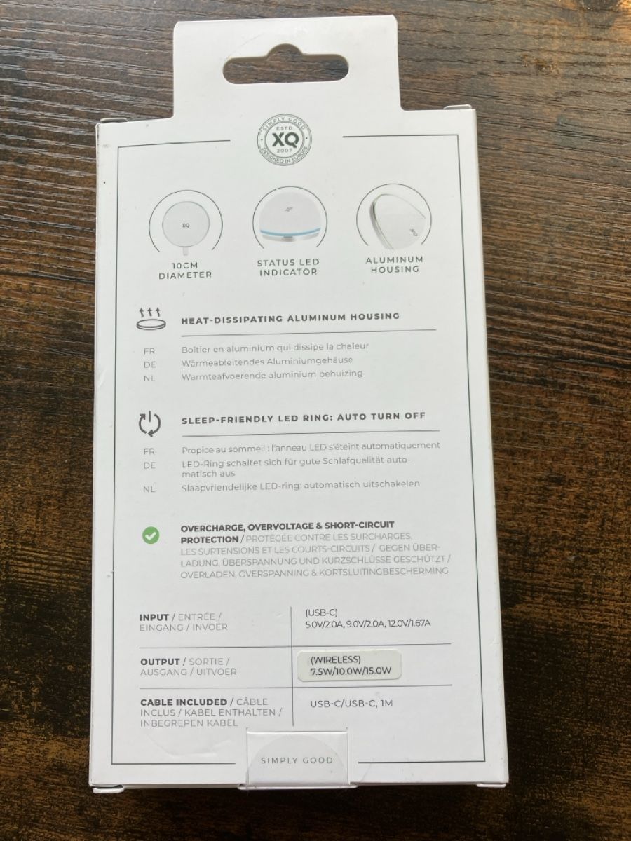 Caricabatterie: Xqisit Fast Wireless Charger – Nuovo e nell'imballaggio originale da Glarus venduto da Jhuber78 1
