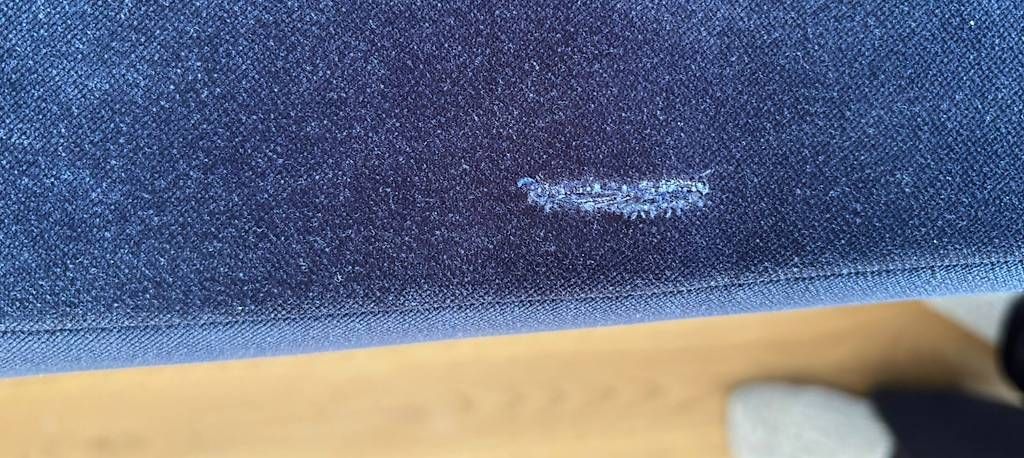 Divani: 3er-Designer-Sofa in dunkelblau/navy – Usato da Zürich venduto da manufr21 4