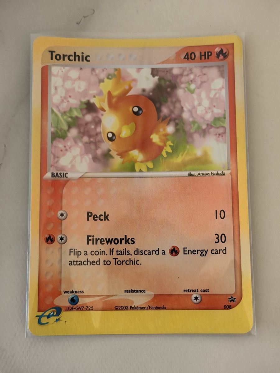 Pokémon Carte collezionabili: Pokemon Torchic Reverse Holo Promo – Usato da Massagno venduto da pokecoach