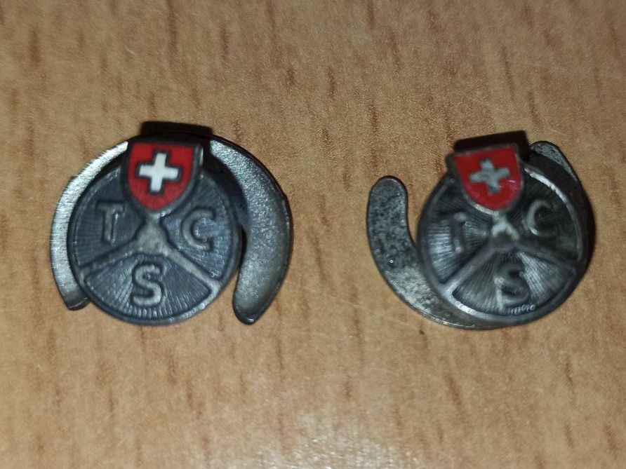 TCS Placchette & Badge: 2 TCS Pins – Usato da Reiden venduto da Zofi-Brocki
