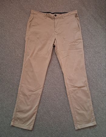 Tommy Hilfiger Chino Hose beige, 34/32, Top Zustand