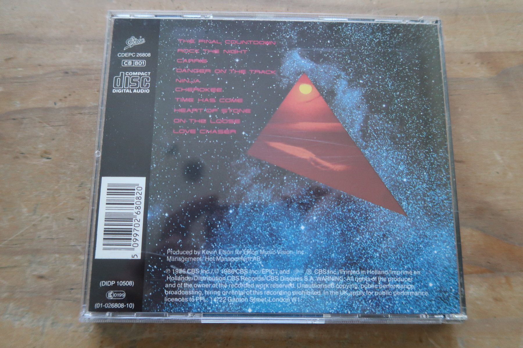 CD: EUROPE - THE FINAL COUNTDOWN - CD – Usato da Basel venduto da Patiscat 1