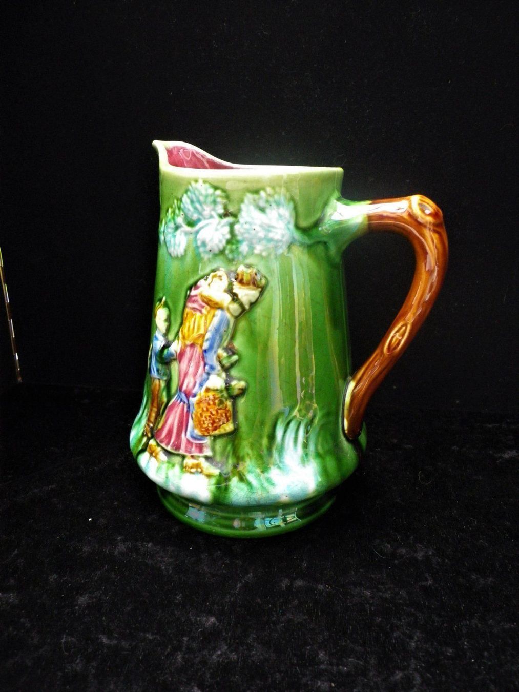 Caraffe: Krug Barbotine Germany – Usato da Reinach BL venduto da Annodomini 4