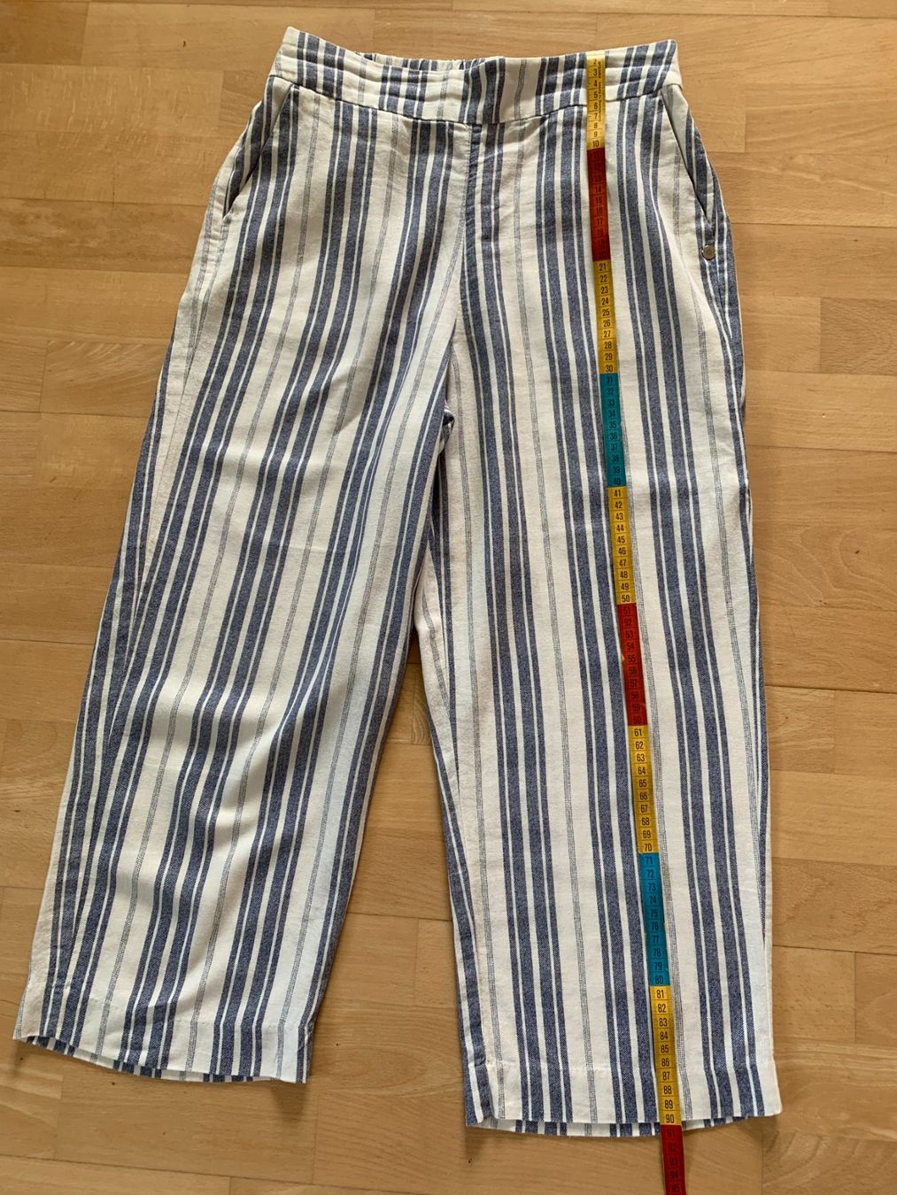Hosen: Springfield Culotte Hose in Gr. S, Blau/Weiss – Gebraucht aus Worb von farben20zauber 5