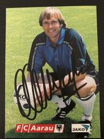 FC Aarau Autogrammkarte Alain Geiger, Saison 2002/2003