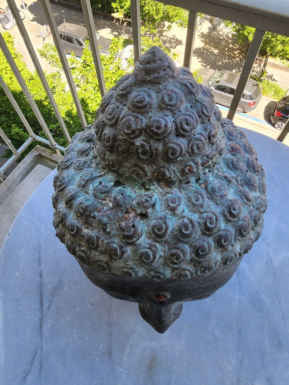 Sculture & Statue: Grosser alter Buddha Kopf asiatischer Stil – Usato da Zürich venduto da BAENZERINO 5