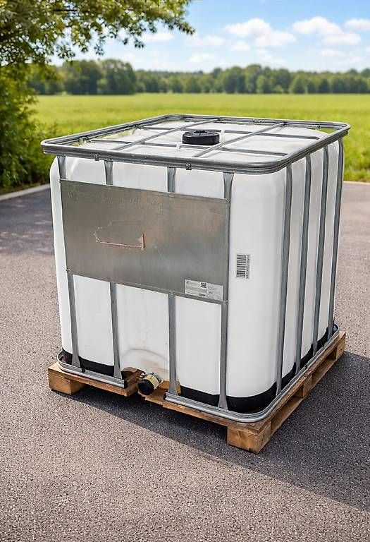 Abbeveratoi e trogoli: 2 IBC Wassertank 1000l Wasserbehälter RegenwassertankGarten – Usato da Wettingen venduto da ray_boccia