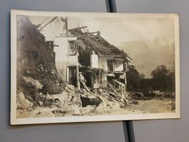 Echt Photo Karte Katastrophe Überschwemmung in Bendern 1927