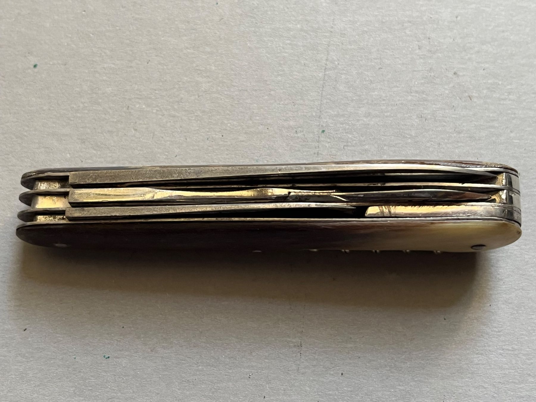 Couteaux de poche: Altes Sackmesser 93 mm - Horn-Griffschalen – D'occasion à Zürich par FV.vintage 5