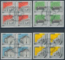 2001 - Pro Patria - Viererblock - Ersttag Stempel ET