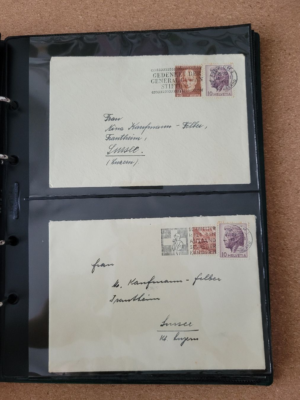 Alle Briefmarken: Belege – Gebraucht aus Inwil von Flower2325
