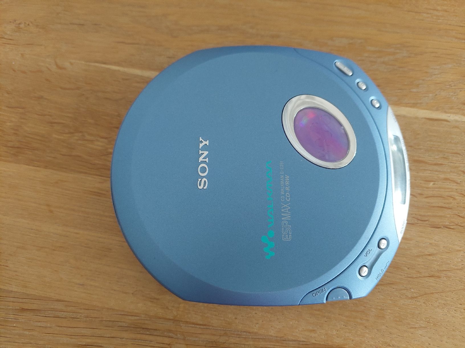 Lettore multimediale portatile: CD Player Sony Walkman D-E351 blau – Usato da Abtwil AG venduto da kidimagic1 3
