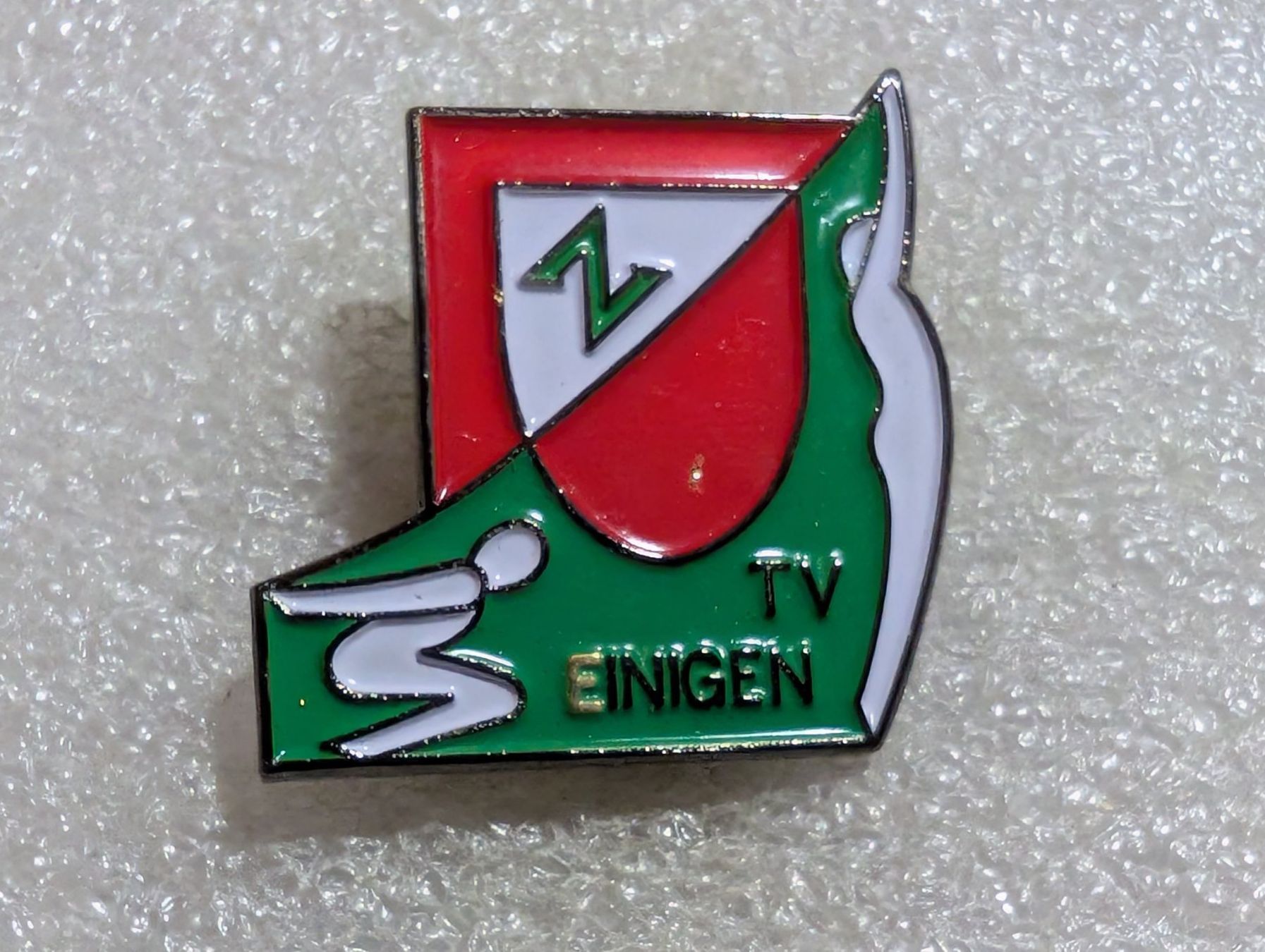 Placchette & Badge: Ansteckpin 196: TV Einigen – Usato da Oppligen venduto da Pin-Fall-Shop