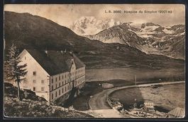 AK Simplon, L'Hospice, 1911