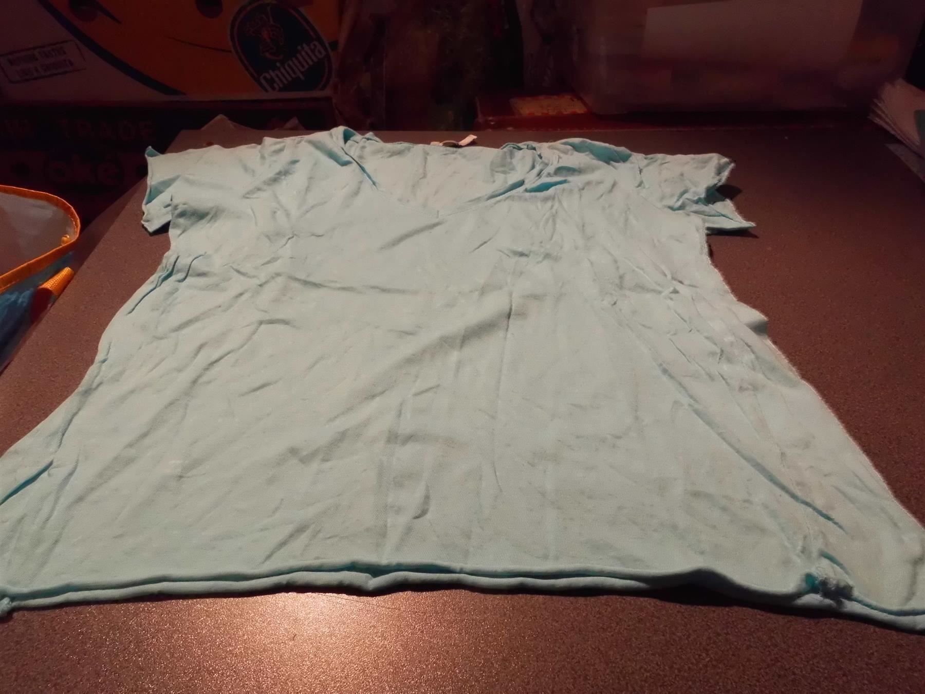 T-shirts: T-Shirt Grösse M, Chicorée, hellblau/V-A – D'occasion à Zürich par Motzkuh
